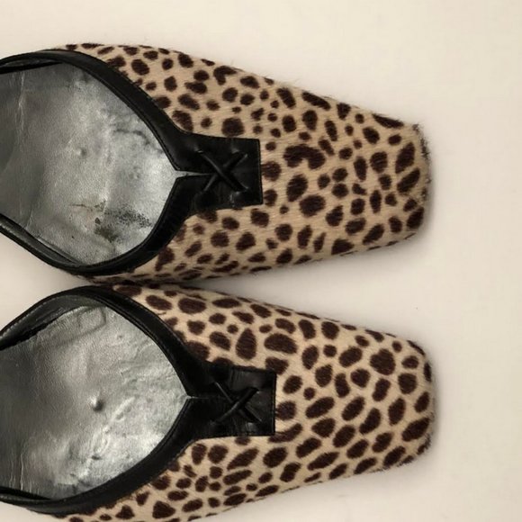 SCOTT RANKINS LEOPARD CALF SKIN SHOES SIZE 10 - Picture 3 of 6